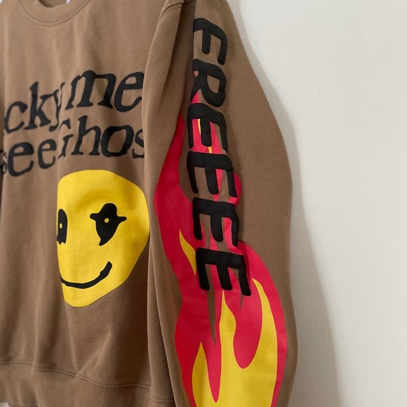 Kids See Ghosts Lucky Me Crewneck Sweatshirt - Camp Flog Gnaw - Size Small - Picture 4 of 4